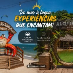 <b>Super Combo:</b> Cumbuco + Alchymist Lagoa Encantada + Parque dos Dinossauros em 1 Dia